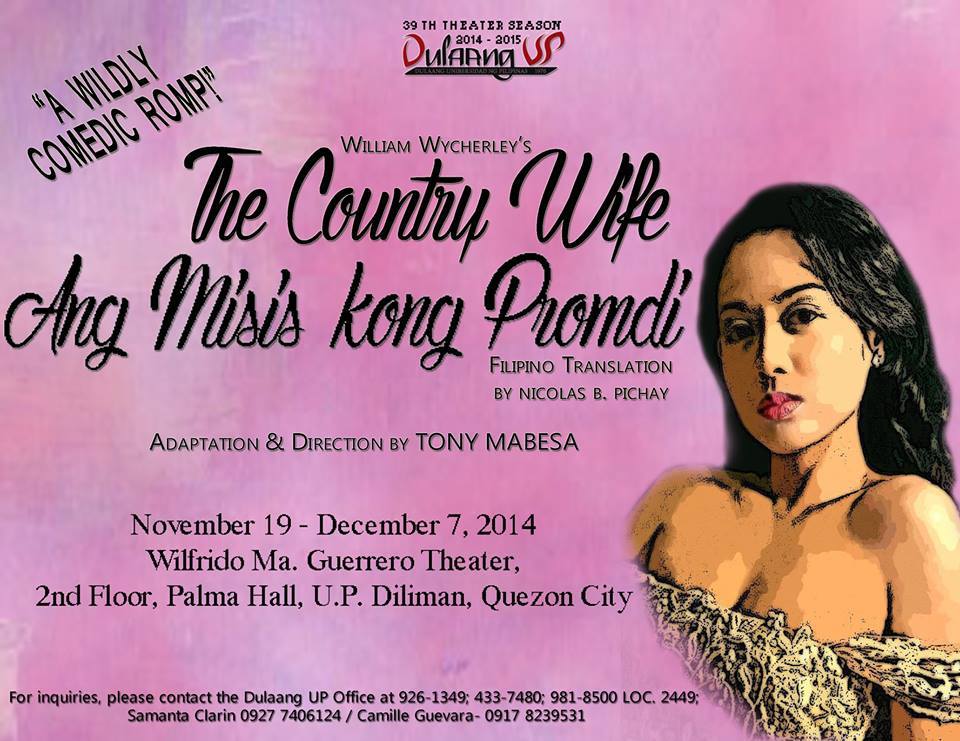 The Country Wife/Ang Misis kong Promdi